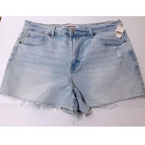 RSQ Women's Sz 31 (34"x3") High Rise Distressed Denim Cutoff Shorts /#26117